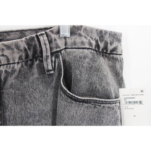GOOD AMERICAN JEANS BLACK PLUS SIZE 18 NWT - Picture 4 of 8